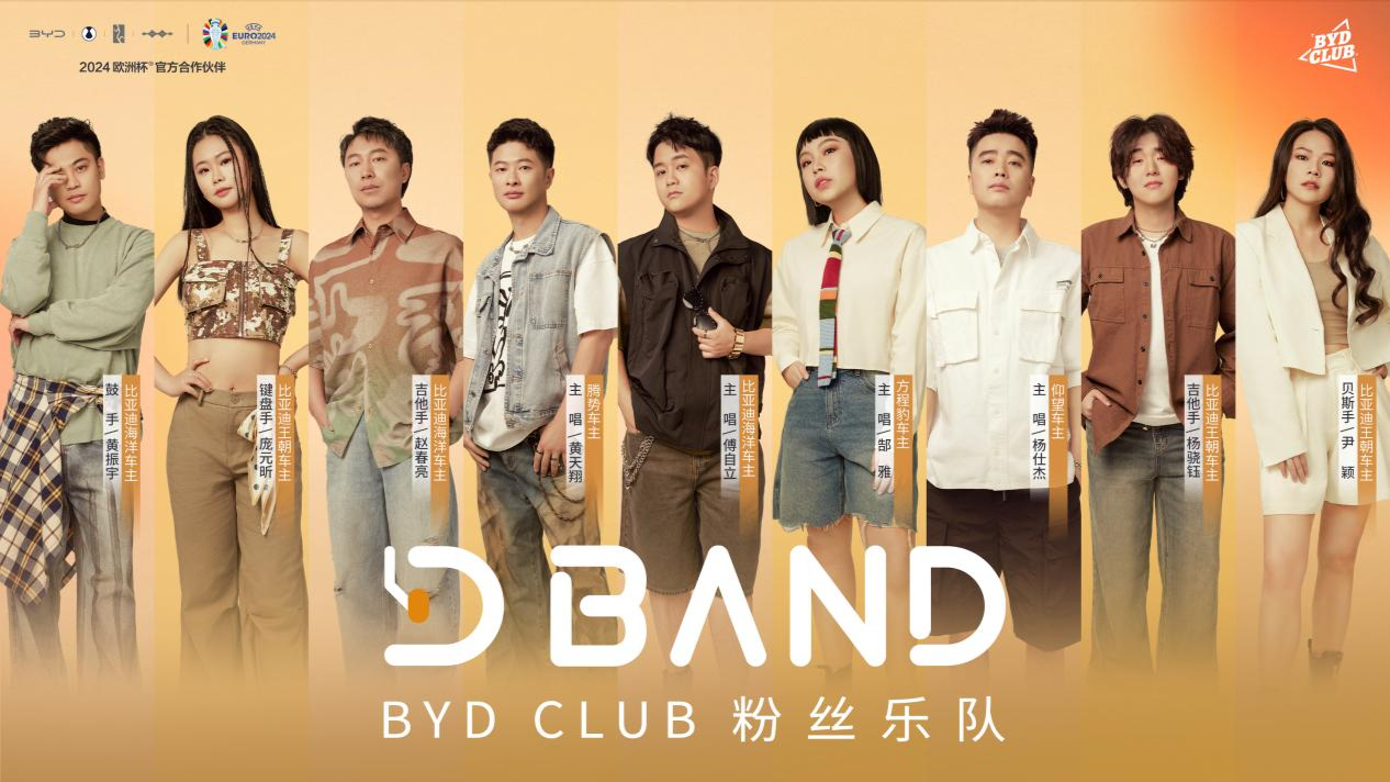 BYD CLUB粉絲樂(lè)隊(duì)D-BAND正式成團(tuán)！